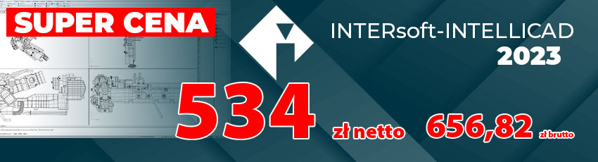 Sprawd ofert na oprogramowanie INTERsoft-INTELLICAD 2023.