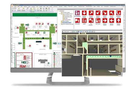 ArCADia - DROGI EWAKUACYJNE, projektuj drogi i plany ewakuacji z programem ArCADia BIM