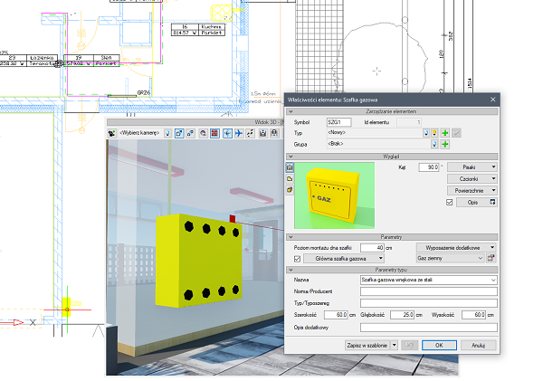 ArCADia_INSTALACJE GAZOWE rozszerzenie ArCADia BIM