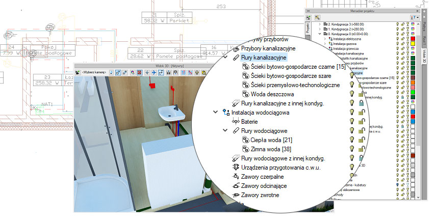 ArCADia-INSTALACJE-WODOCIGOWE projektowanie instalacji wodno-kanalizacyjnych