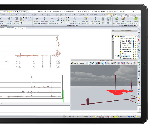 Program ArCADia - INSTALACJE KANALIZACYJNE ZEWNTRZNE
