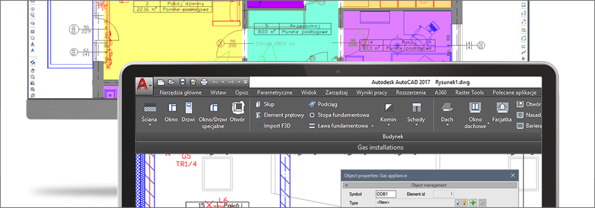 ArCADia BIM wsppracuje z programem AutoCAD® - projektuj zgodnie z BIM.