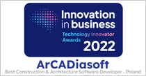 ArCADiasoft wyróżniona za innowacyjność.